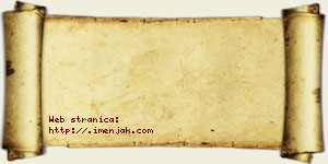 Jana Ćopić vizit kartica